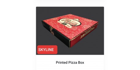 Printed Pizza Box 